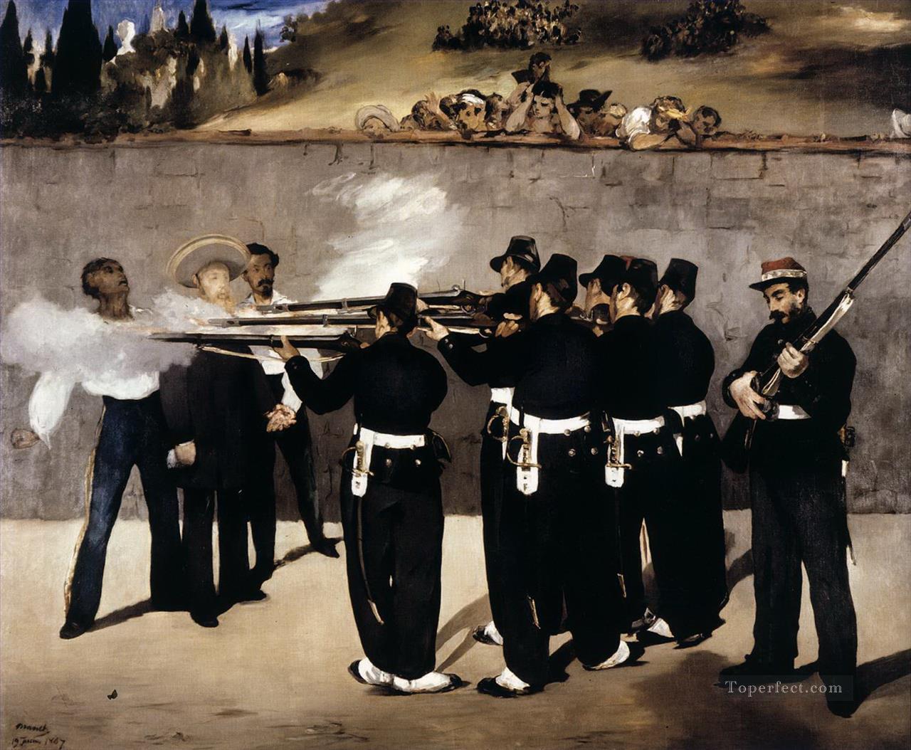 メキシコ皇帝マクシミリアンの処刑 エドゥアルド・マネ油絵